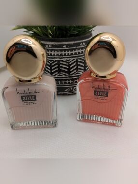 Nicole Miller STYLE Nail Lacquer Duo - Soft Pink & Coral-Orange